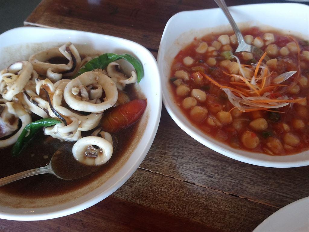 squid&scallops
