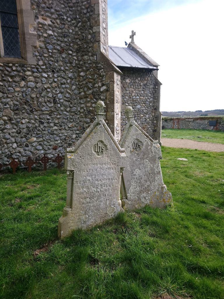 tombstones