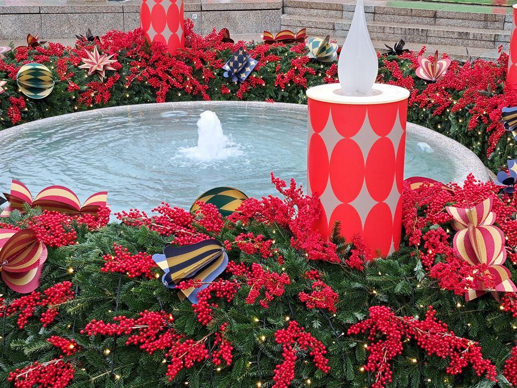 candle&fountain